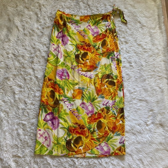 Jams World Dresses & Skirts - Jams World Ukulele Print Wrap Skirt - Size Large